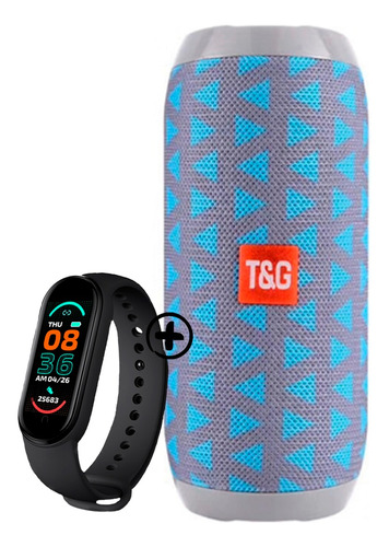 Parlante Bluetooth Tyg Gran Potencia Colores + Smartwatch