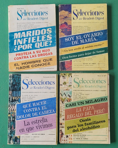 Lote De 11 Revistas Selecciones De La Decada Del 70' #f (Usado)