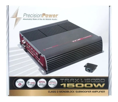 Amplificdor Clase D Precision Power 1500 Watts Exelnte