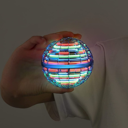 Flynova Pro Juguete De Bola Voladora Magic Spinner Led 360° Color Azul