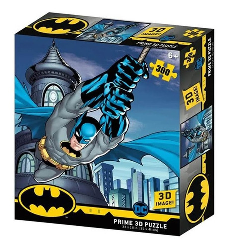 Quebra-cabeça 3d Batman Dc Comics 300 Peças Multikids Br1321