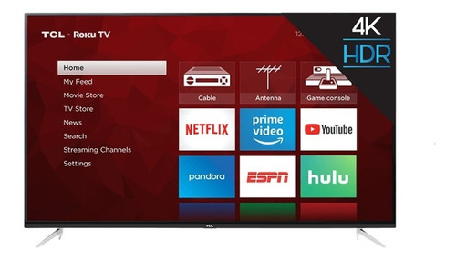 Pantalla Tcl 65s423 65 Pulgadas Led 4k Uhd Roku Smart Tv (Reacondicionado)