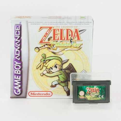 Zelda Minish Cap Gba Nintendo Re-pro Español Ingles + Caja