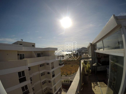 Cobertura Com 3 Dormitórios À Venda, 241 M² Por R$ 1.700.000,00 - Piratininga - Niterói/rj - Co0392