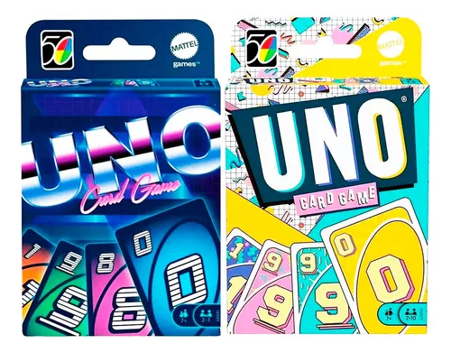 Jogo De Cartas Uno Iconico Decadas - Hbc63 - Mattel –