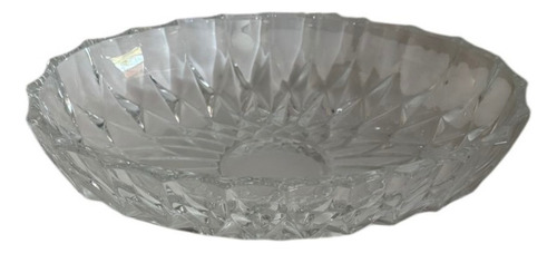 Pequeño Bowl De Vidrio Ovalado Transparente (Usado)
