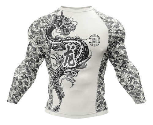 Rashguard Plus Monstro Grande Jiu Jitsu Luta Nikkyo Fight