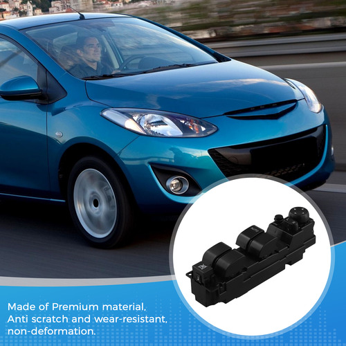 Botón Maestro De Control De Ventanas De Coche Df73-66-350b P