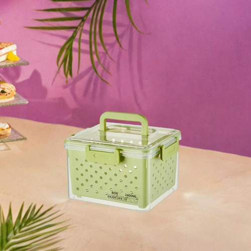 Recipiente De Frutas Para Geladeira, Caixa 16x13x12,5cm