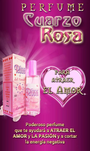 Perfume Cuarzo Rosa - Para Atraer Mágicamente El Amor