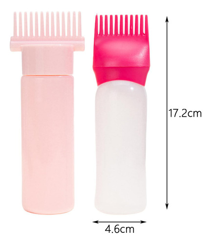 T 2 Botellas Aplicadoras De Peine De Raíz/botellas