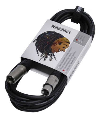 Cabo Para Microfone Emborrachado 7m Xlr / Xlr Wireconex Mpbe