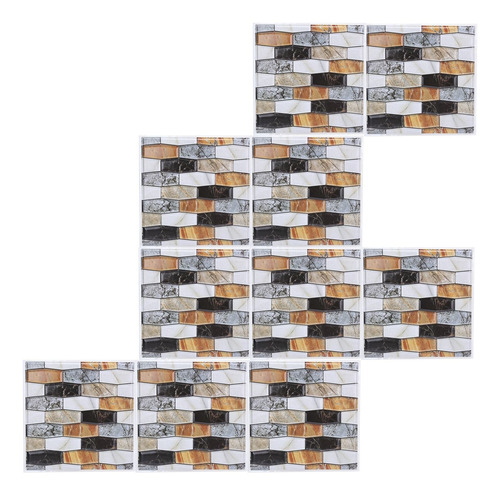 10 Pegatinas Autoadhesivas Para Azulejos, Papel Pintado Anti