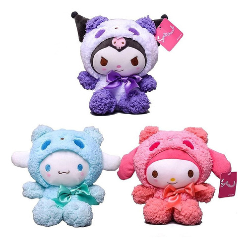 Anime Kawaii Panda Cosplay Sanrio Series Lindo Juguete Suave