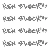Comprar Calcos Ken Block - 4 Calcomanias - Graficastuning 