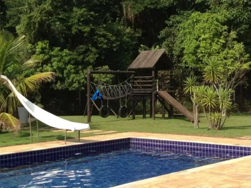 Linda Chácara C/ 4 Suítes, Área De 5.000 M², Cond. Portal Terra Nova, Alto Padrão, Fácil Acesso. - Ch00131 - 33772095