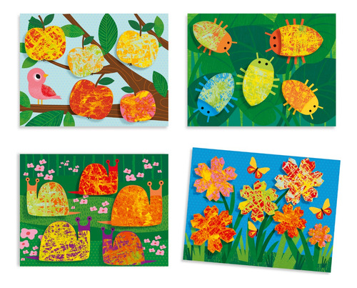 Pintura Con Canicas Naturaleza Djeco