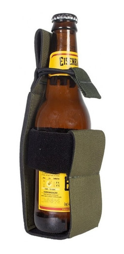 Porta Garrafa Squeeze Modular Cinto Colete Bolsa Molle Verde