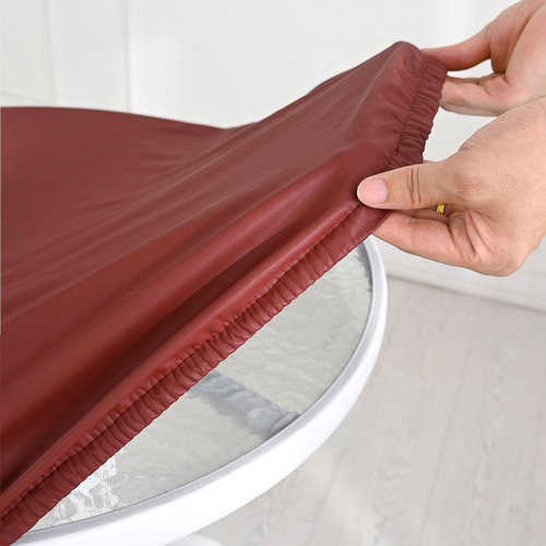 Tabela Redonda Pu Pulhoth Tolha De Colate Rounte Vermelho L