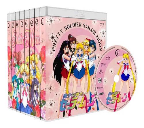 Blu-ray Sailor Moon Collection - Todas As Sagas + Filmes