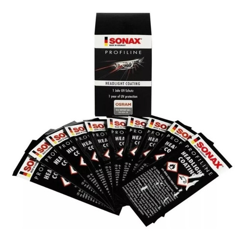 Sonax Headlight Protection Sellador Opticas Caja 10 Unidades