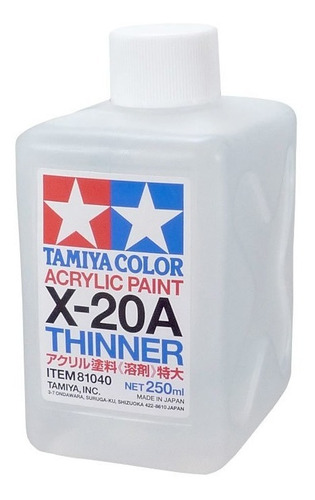 Tamiya X20a250 Liquido Para Pinturas 250ml Hobby Modelismo