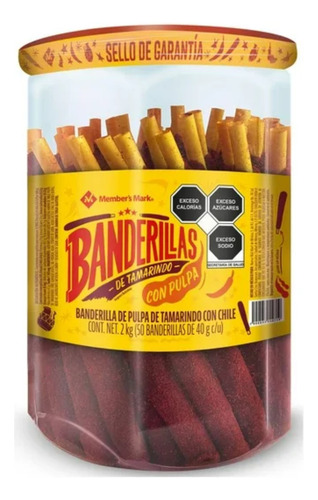 Banderillas Tamarindo Con Chile Member's Mark 100 Pzas
