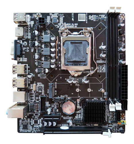 Placa Mãe Intel H61 Lga1155 2/3 Geração Gigalan M2 Nvme Hdmi