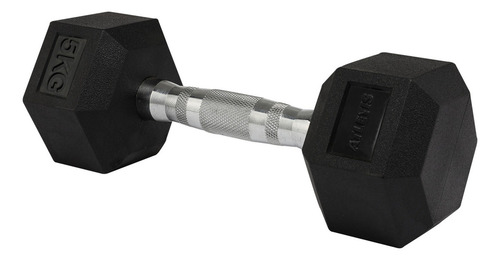 Mancuerna Hexagonal 5 Kg Color 1604550 - Negro
