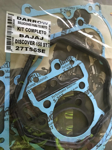 Discover 125 Kit Empaques Completo Moto Bajaj Juntas Motor