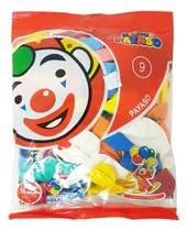 Comprar Globo Latex Payaso Redondo N° 9 Surtido Bolsa  C\u002F 100 Pz