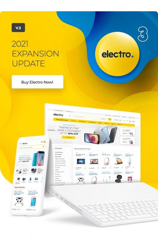 Imagem 2 de 7 de Tema Electro Original Woocommerce 8.0 + Documentação Instal