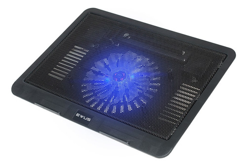 Base Para Notebook Evus Bpn-01 Access Cor Preto Cor do LED Azul-turquesa