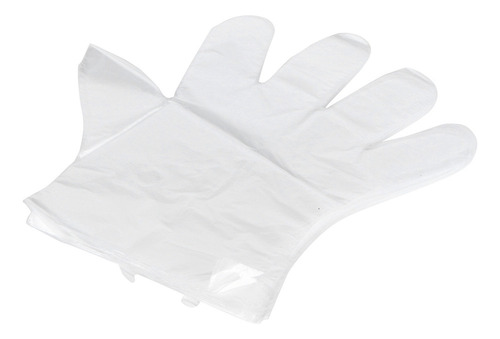 Guantes Transparentes Desechables De Plástico Pe Espesado, 8
