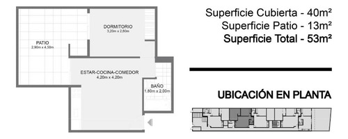 Departamentos De 2 Ambientes Con Balcón O Patio Parque Avellaneda