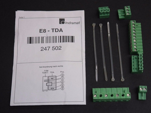 New Indramat E8-tda Kit 247502 Kit 247502, 07009374 0010 Zzg