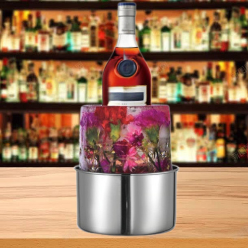 Diy Cubo De Hielo Champán Cubo De Hielo Haciendo Bebidas