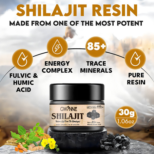 Gwynne Resina De Shilajit Orgã¡nica Puradel Himalaya Shilajit Pure Himalayan 30gr