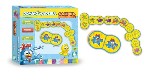 Jogo Quebra Cabeça Infantil Galinha Pintadinha 30 Peças Nig Brinquedos  Madeira