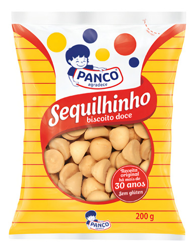 Biscoito Sequilhinhos Panco Sem Glúten 200g