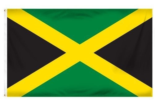 Tiendas En Línea Jamaica Bandera De Poliéster Impresa, De 3 