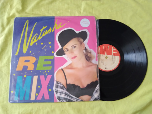 Natusha Re Mix Lp 1991 Emi Colombia Vinilo Tecno Merengue