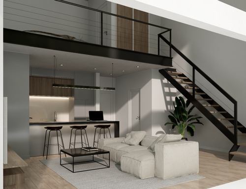 Luminioso Loft En 2 Pisos Con Galería Y Jardín Propio