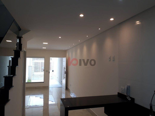 Sobrado 3 Suítes, 125 M² Úteis R$ 850.000 - Vila Brasílio Machado -sp - So0659