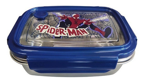 Lonchera Infantil Térmica Acero Inoxidable Spiderman Oficial