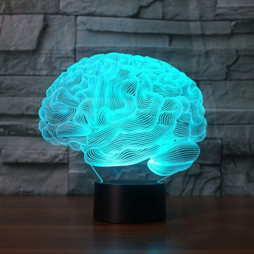 Candeeiro De Mesa Cerebelar 3d Com Cérebro Humano Modelo 7