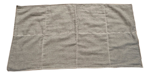 Paño De Limpieza Apollo 80x55 Cm Franela Doble Grueso 2 Pz Color Gris