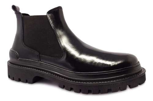 Botín Chelsea Combat En Piel Vacuno Ultra Ligero Para Hombre