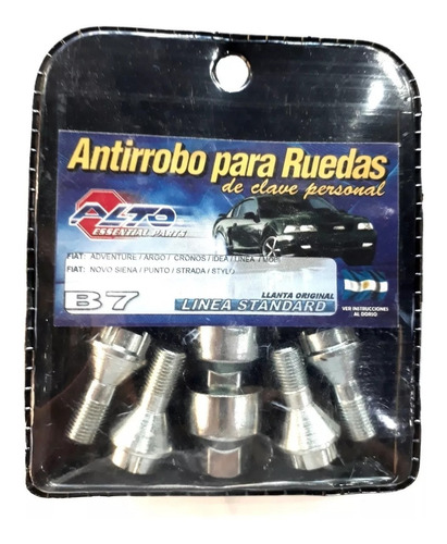 Bulon - Tuerca Antirrobo Alto B7 ( Fiat Cronos Punto Argo )