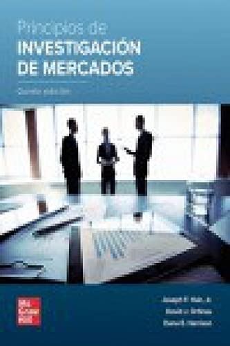 PRINCIPIOS DE INVESTIGACIÓN DE MERCADOS 5ª EDICIÓ, de "HAIR JR. JOSEPH F.; ORTINAU DAVID J.; HARRI. Editorial McGrawHill, tapa blanda en español, 9999